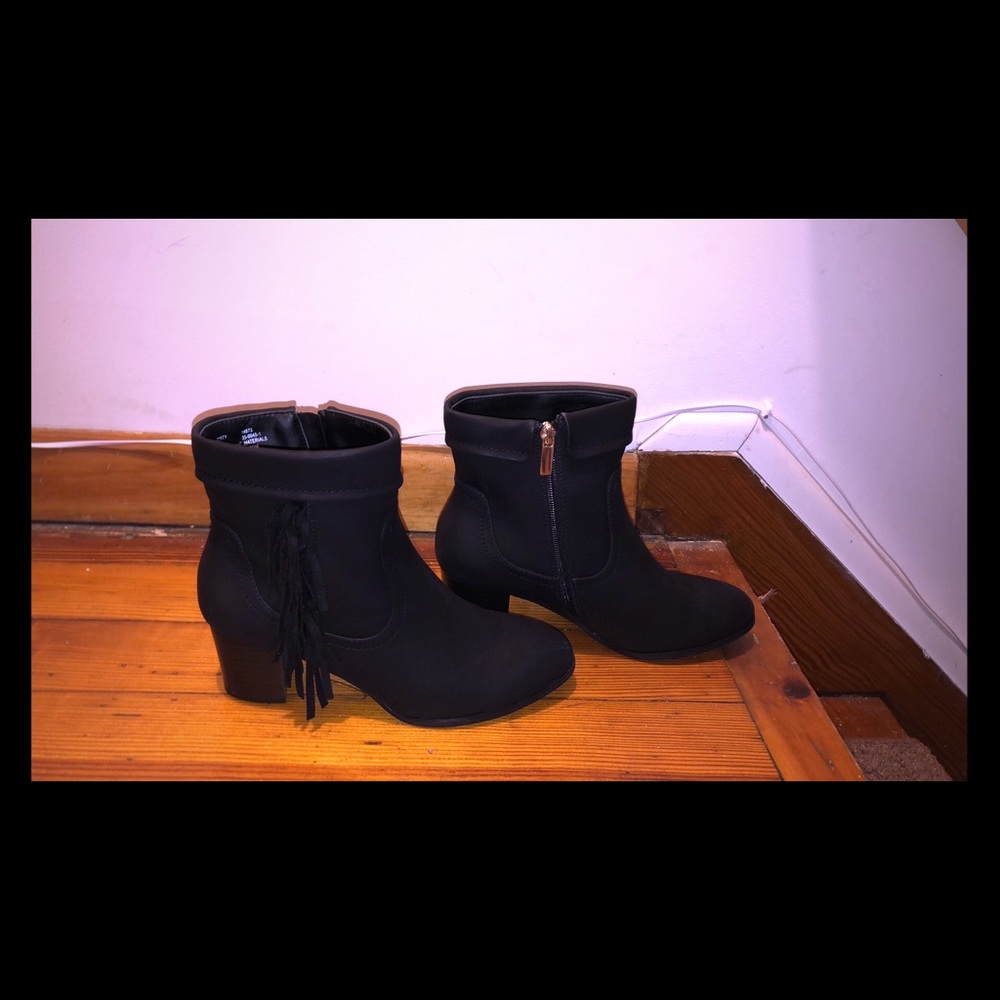 Black boots